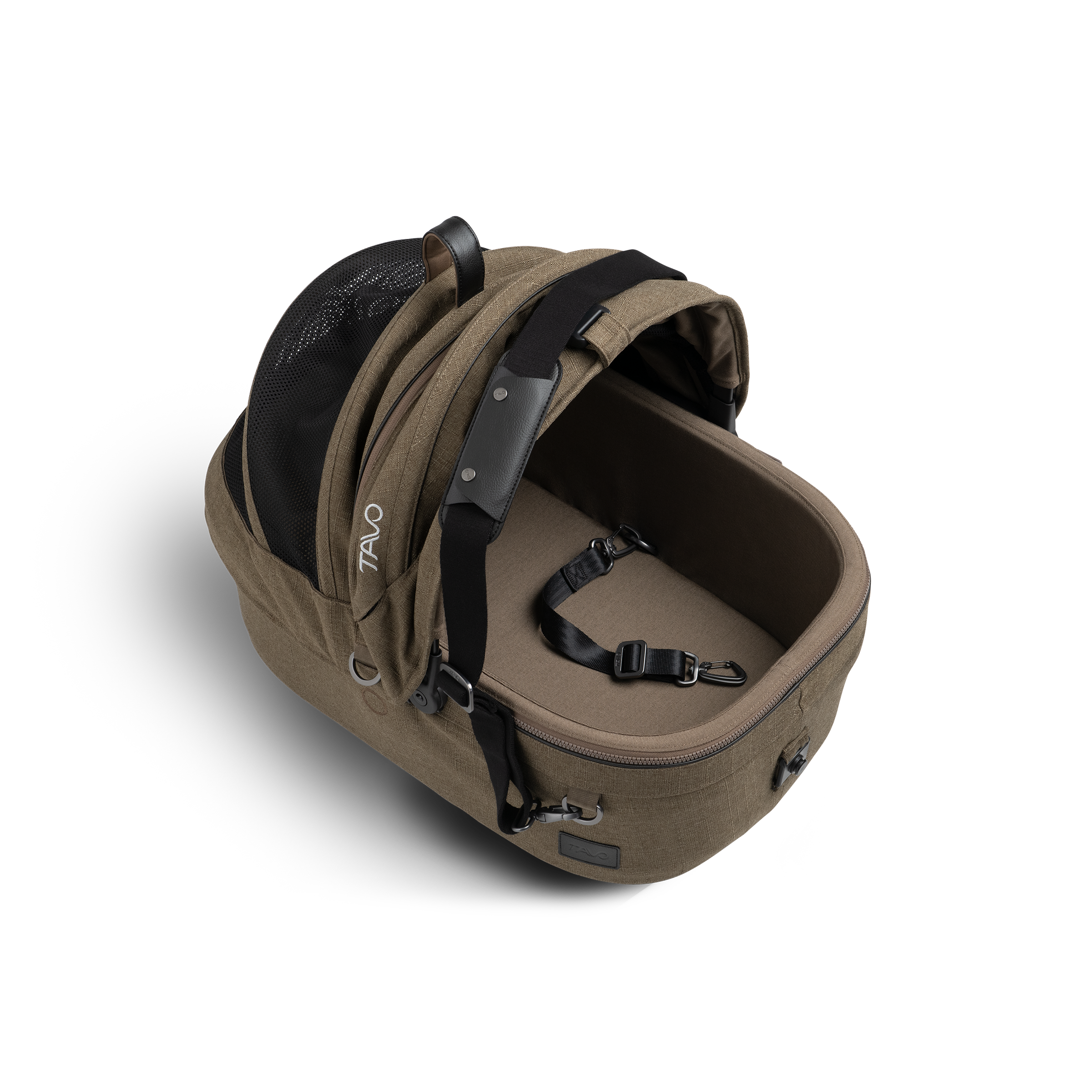 Tavo Maeve Small Flex Handle Transportsitz für Haustiere, inkl. ISOFIX-Station