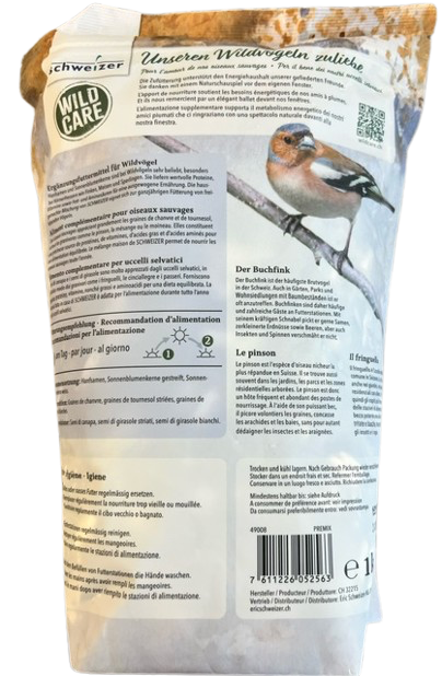 Schweizer Wildvogelmischung PREMIUM 1kg