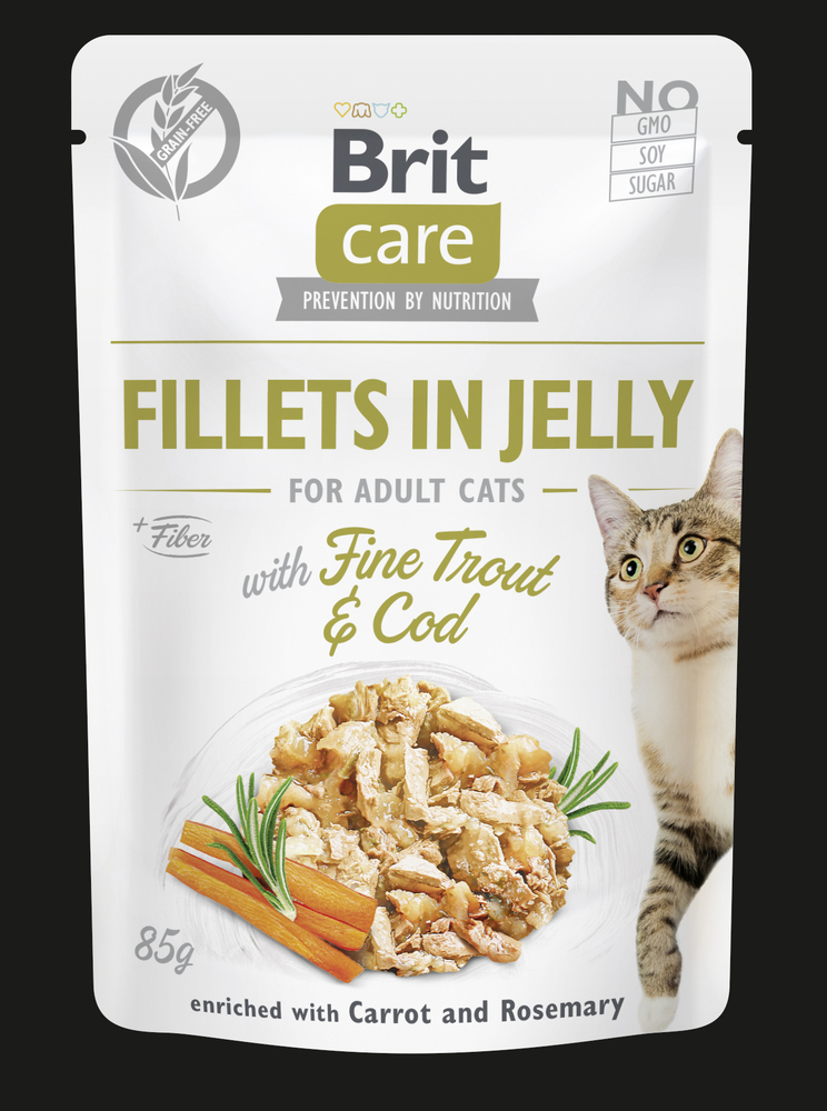 Brit Care Adult in Jelly Forelle + Kabeljau 85g