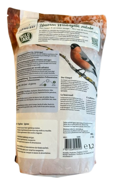 Schweizer Wildvogelmischung QUALITY 1.2kg