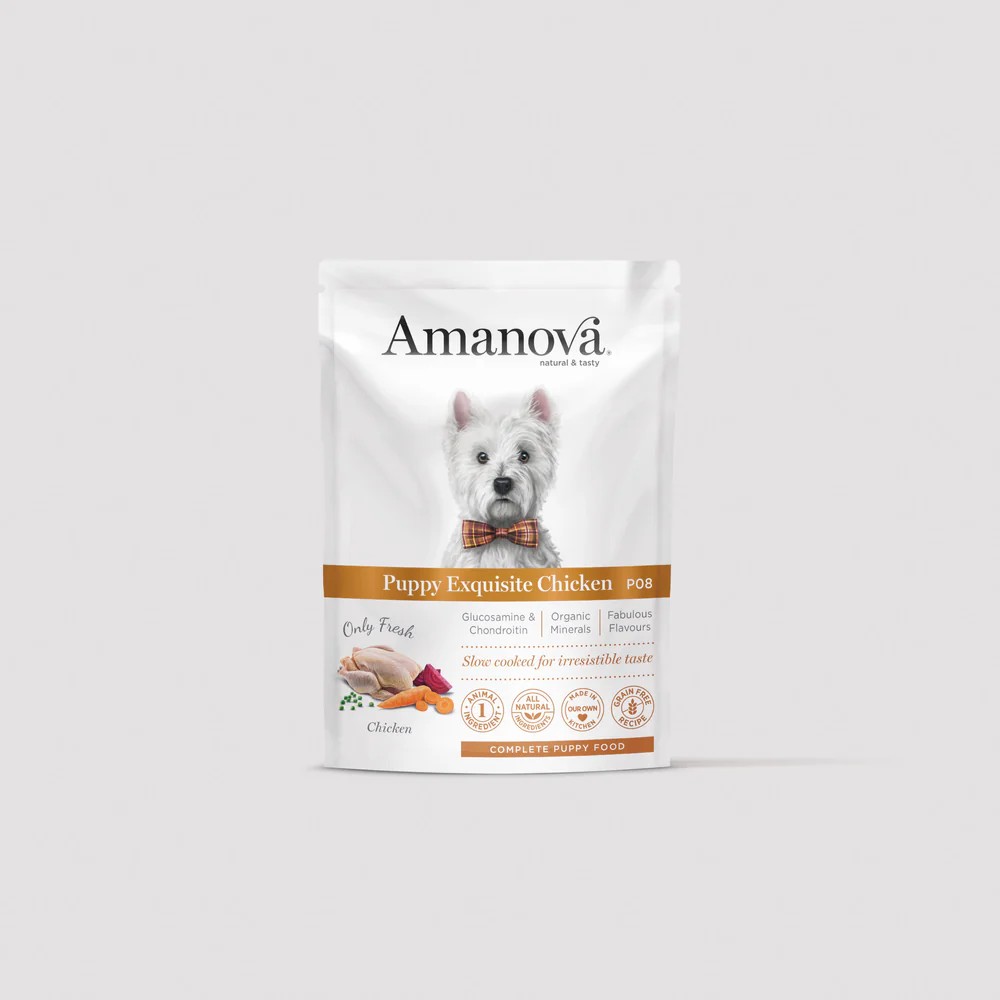 Amanova Hund, Puppy Huhn, 100g