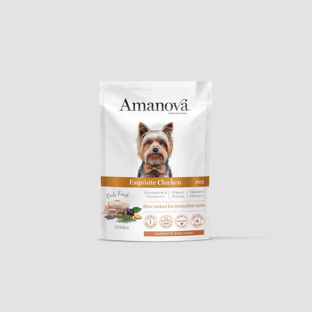 Amanova Hund, Adult Huhn, Pouch