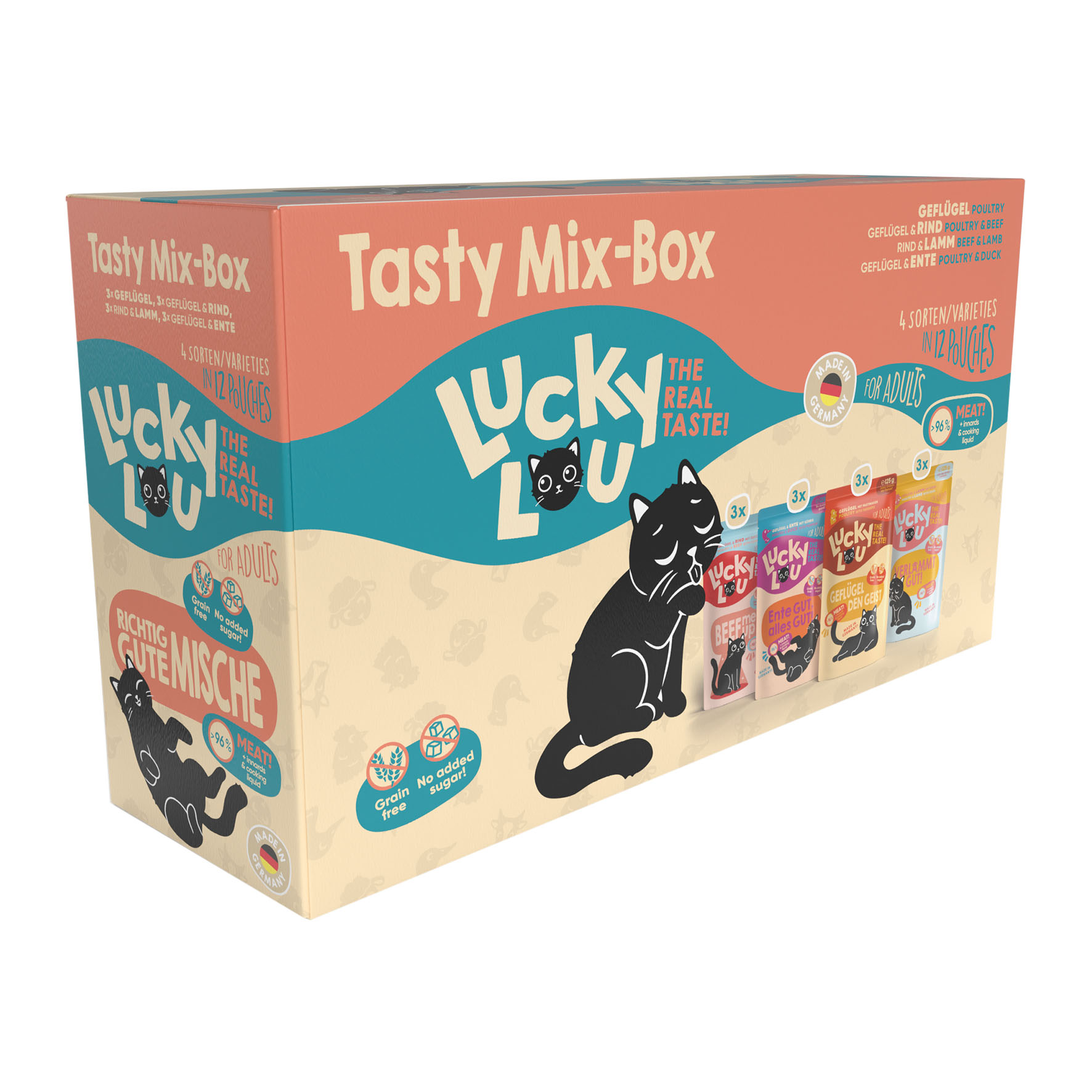 Lucky Lou Adult Tasty Mix-Box 12x125g