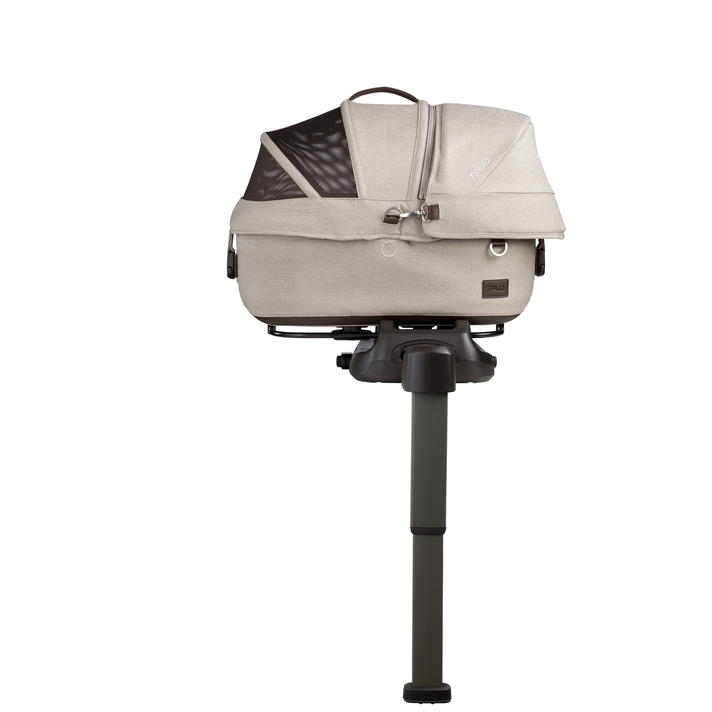 Tavo Maeve Small Flex Handle Transportsitz für Haustiere, inkl. ISOFIX-Station