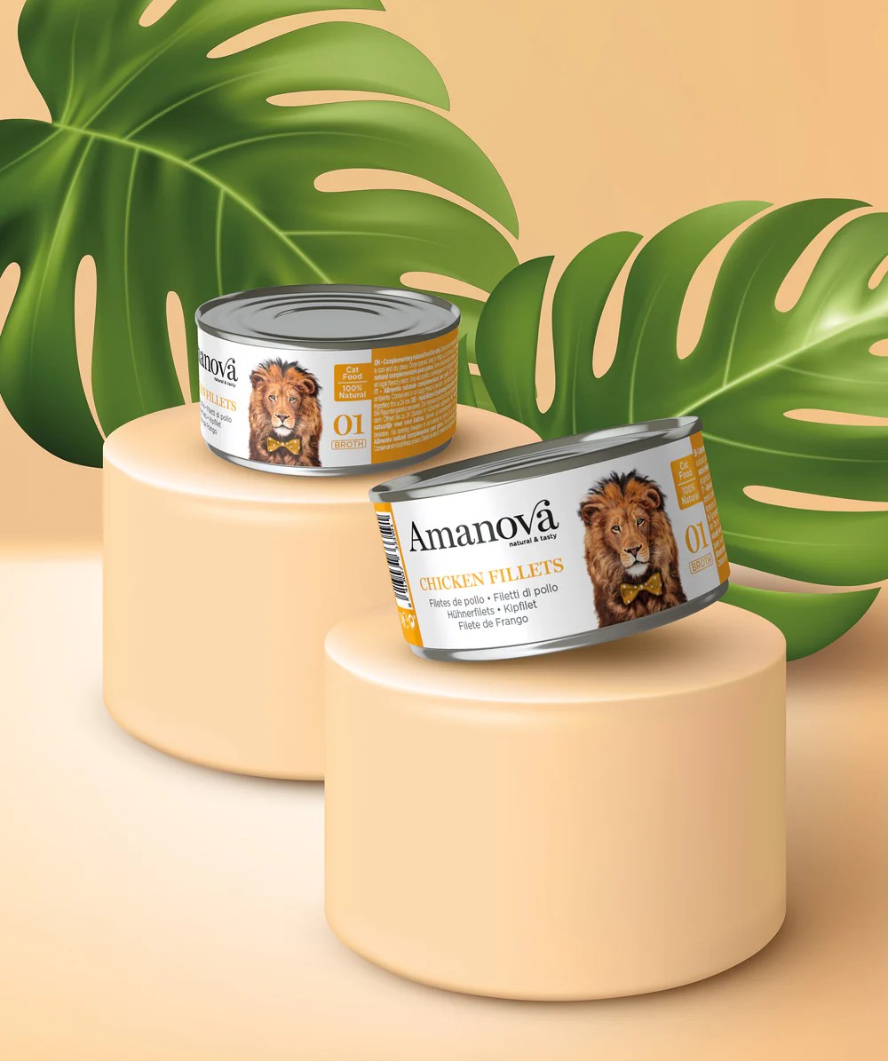 Amanova Katze, Nassfutter Dose, Adult Huhn 70g