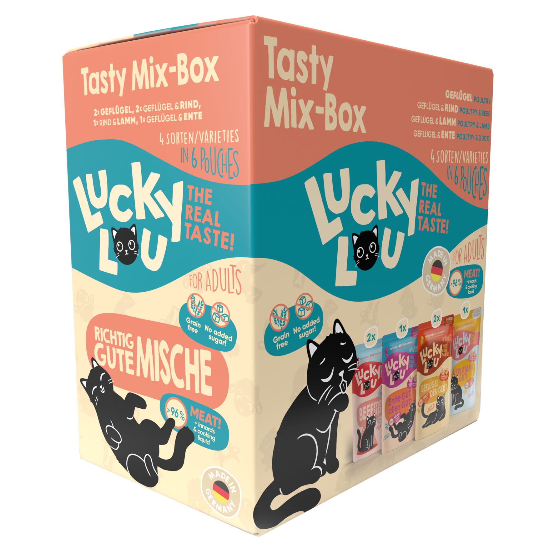 Lucky Lou Adult Tasty Mix-Box 6x125g