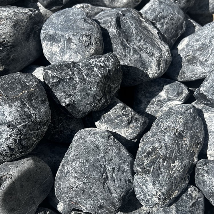 Riverest Dark Pebble / Flusssteine dunkel & klein, pro Kg