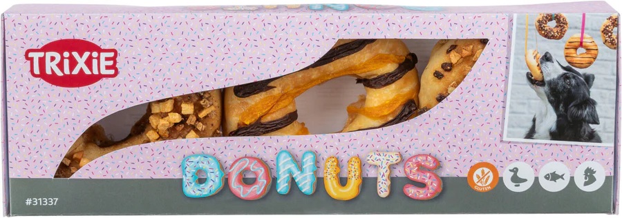 Trixie Hundesnack Donuts in Geschenkverpackung im 3er Set