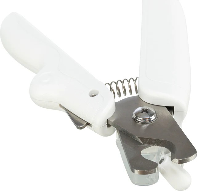 Trixie Krallenschere mit LED-Licht, 15cm , weiss, Kunststoff/Edelstahl