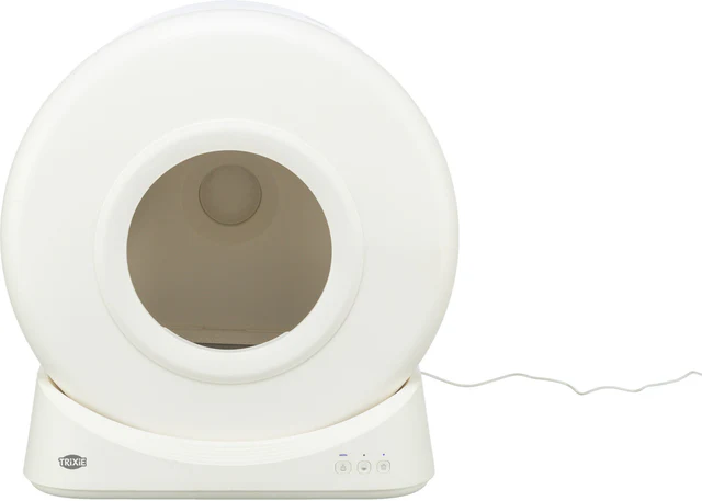 Trixie Smarte Katzentoilette, Kunststoff, 51x56x54cm, weiss, Selbstreinigend