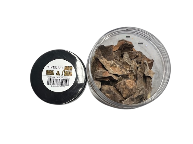 Riverest Aquascaping Rock Details Dragon Stone, Steinstücke in der Dose 500ml