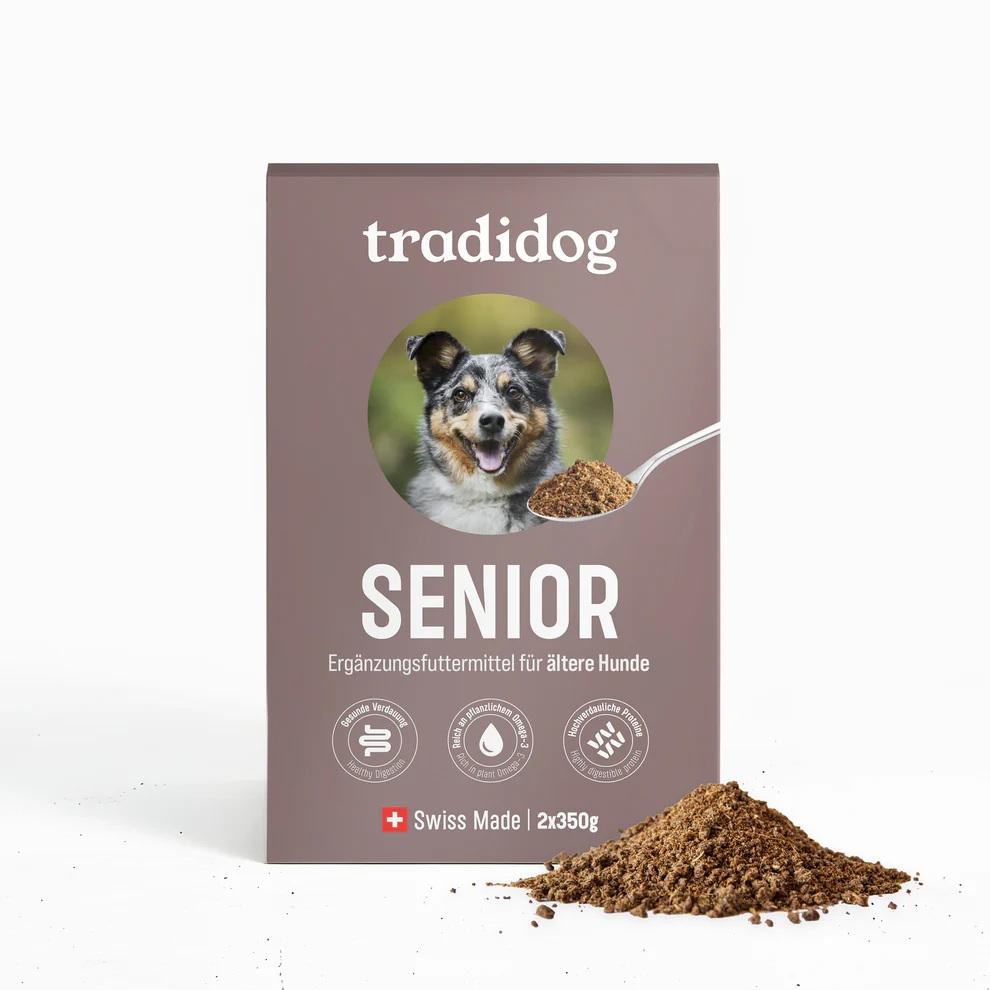 Tradidog Senior Box, Nahrungsergänzung für Hunde 2x350g