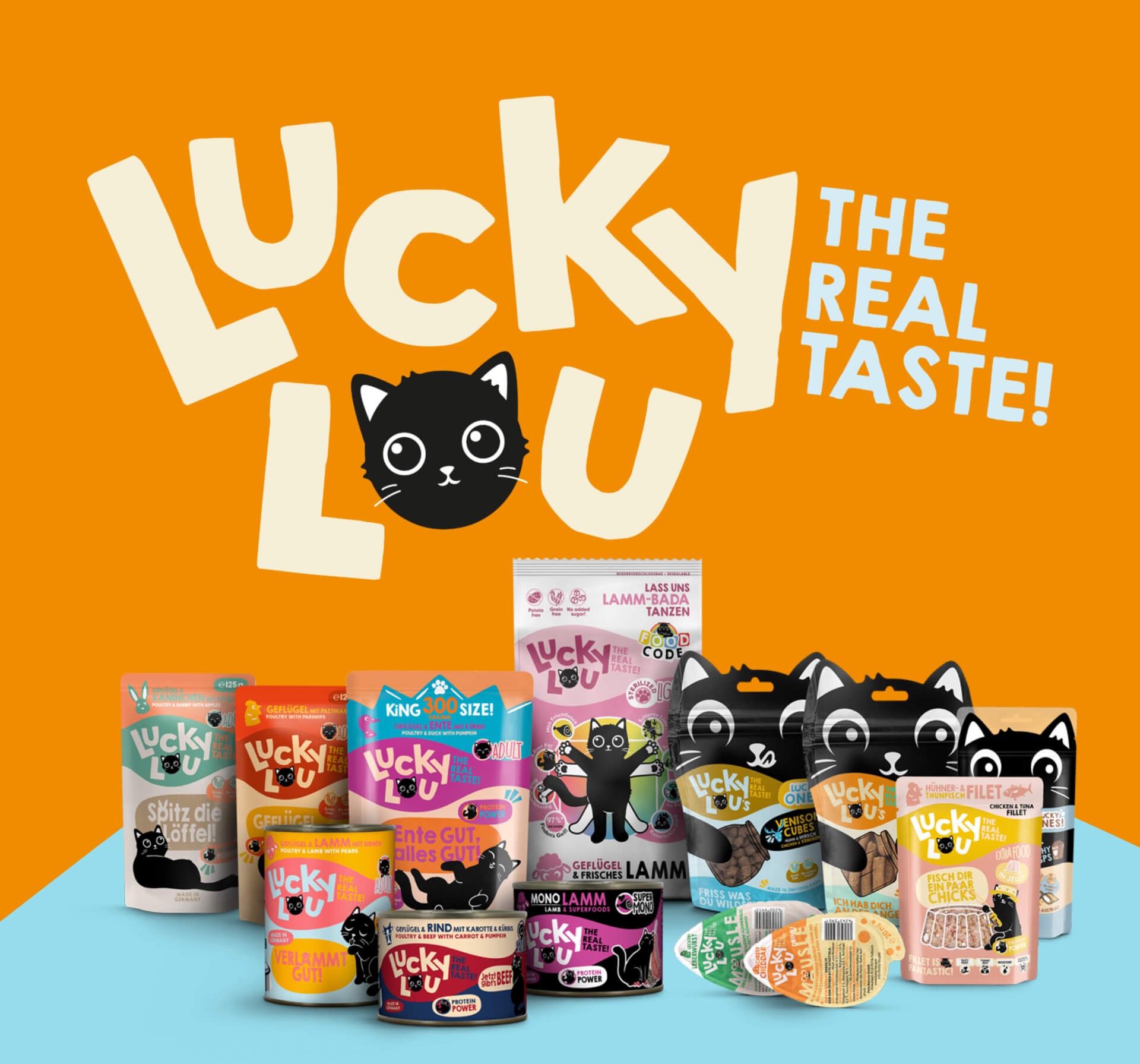 Lucky Lou Katzenfutter & Katzensnacks