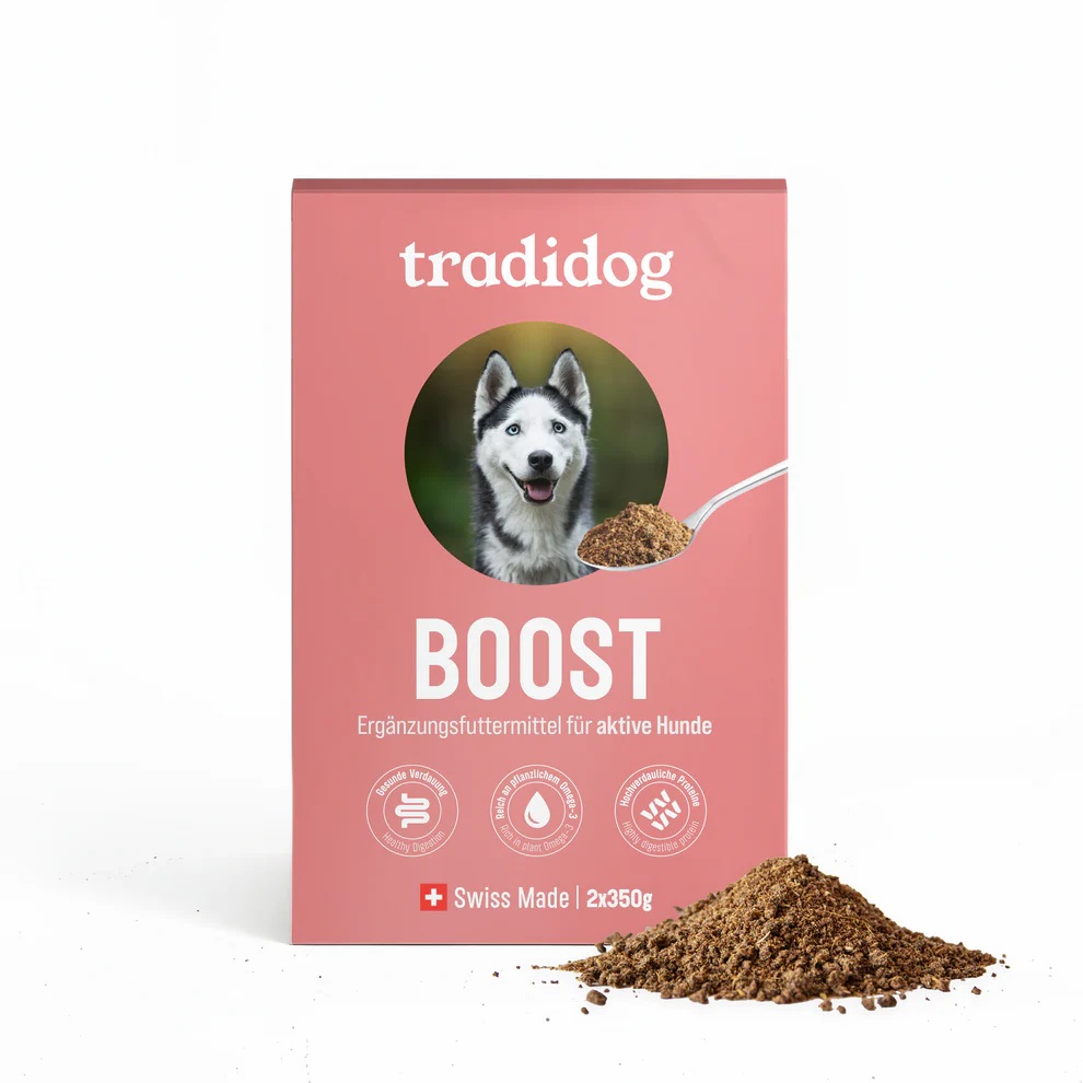 Tradidog Boost Box, Nahrungsergänzung für Hunde 2x350g