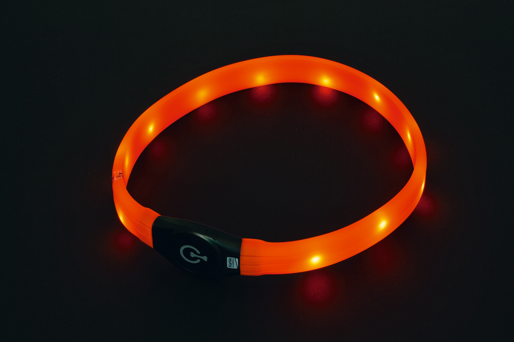 Karlie Visio Light LED Halsband für Langhaar-Hunde