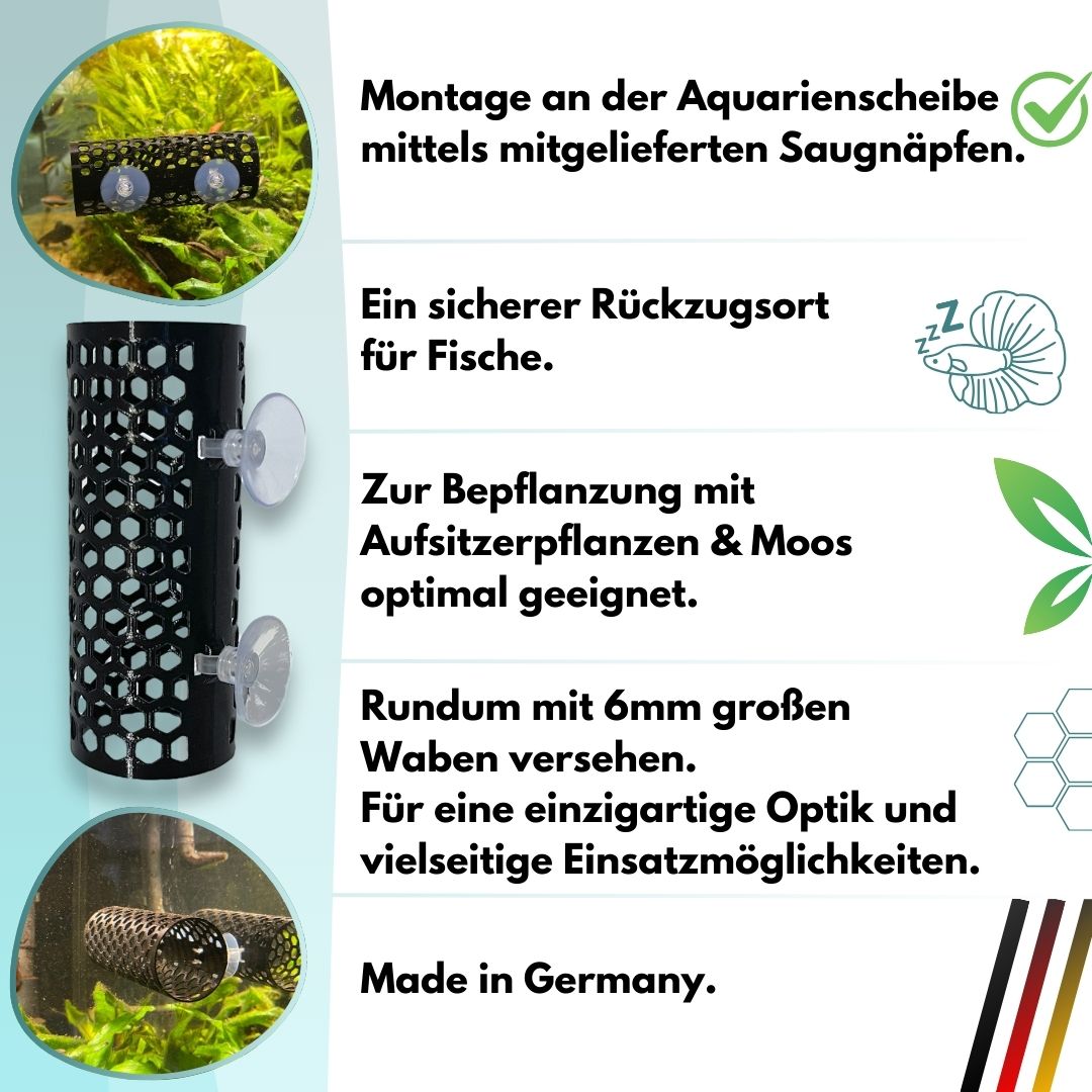 3D Schwebende Höhle mit Saugnapf
