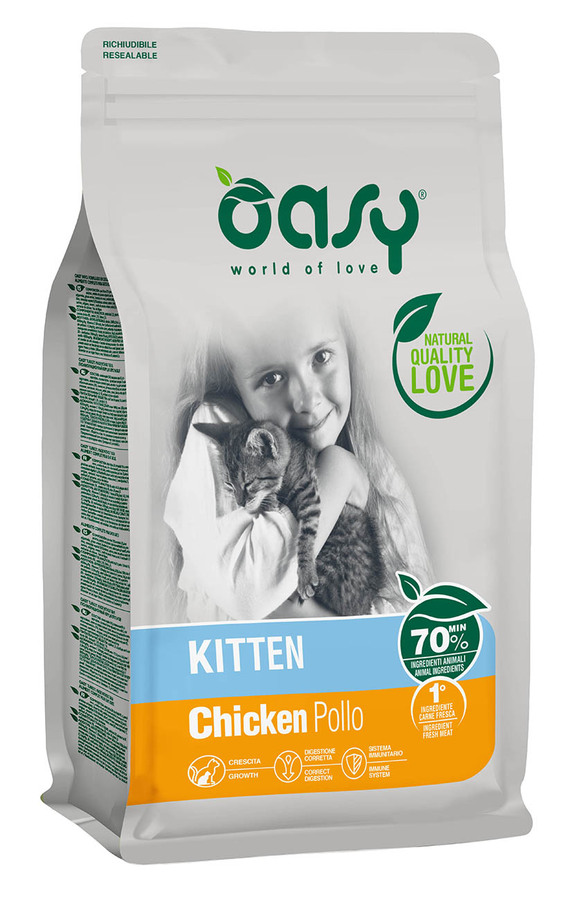 Oasy Dry Cat Kitten Chicken 300g