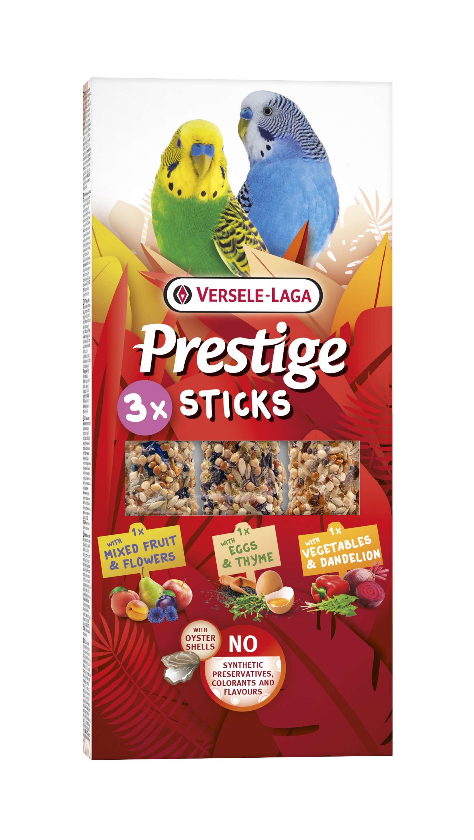 Versele-Laga Kleinsittich Prestige Sticks, Triple Variety Pack 90g