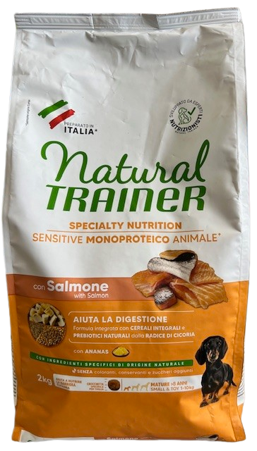 Natural Trainer Trockenfutter Hund Sensitive Senior, mini, Lachs 2kg