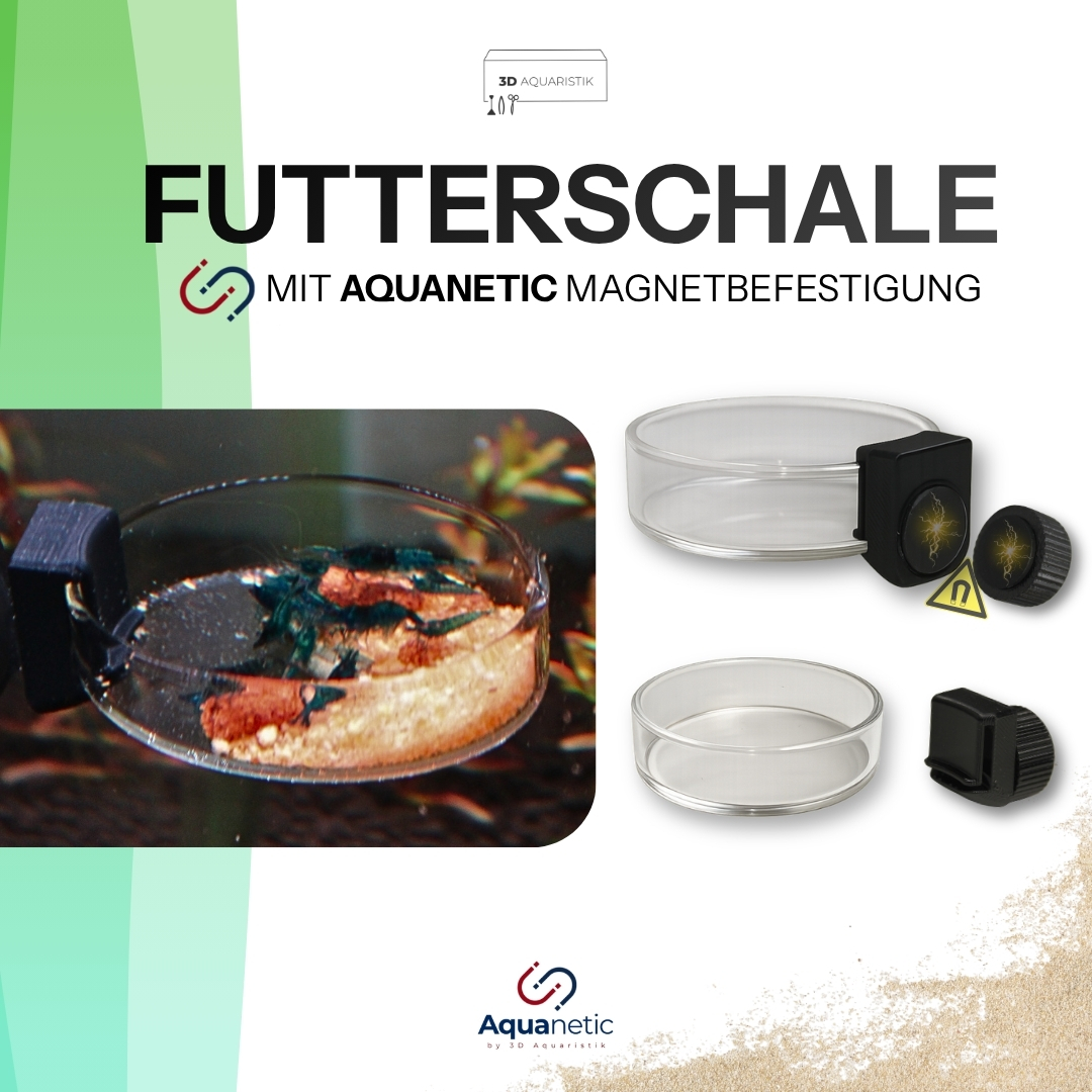 3D Futterschale mit Magnetbefestigung
