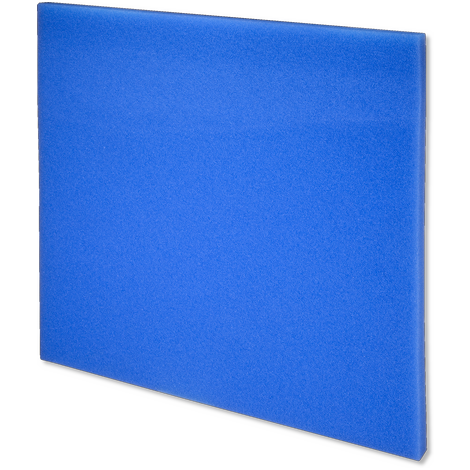 Filterschaum fein 50x50x2.5cm blau